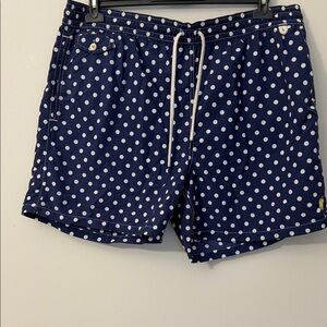 Polo Ralph Lauren Navy Polka Dot Swim Shorts XXL